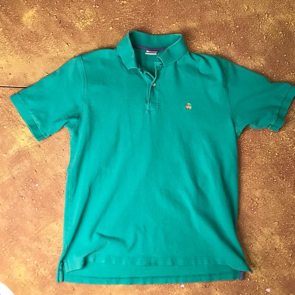 Brooks brothers blue green polo.
